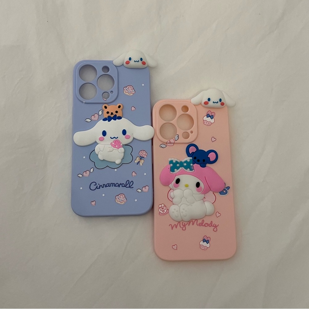 Set of 2 hello kitty Sanrio phone cases iPhone 13 Pro
